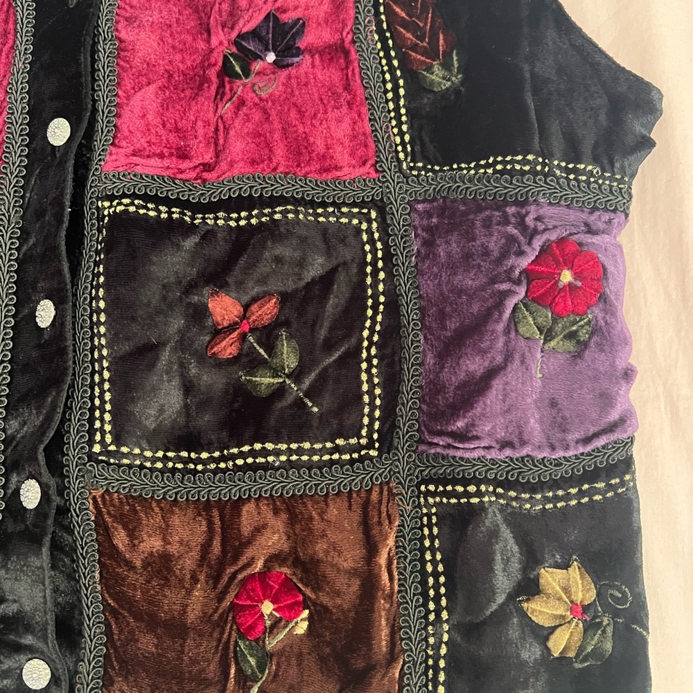 White Stag Whimsigoth Patchwork Black, Purple, Br… - image 5